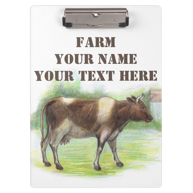 Cow farm  clipboard (Front)