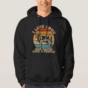 Cow Farm Farmer Gifts  Hoodie