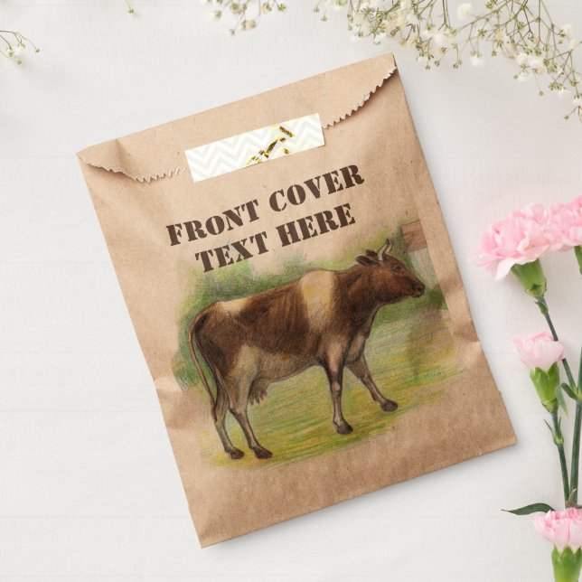 Cow farm  favour bags (Sealed)