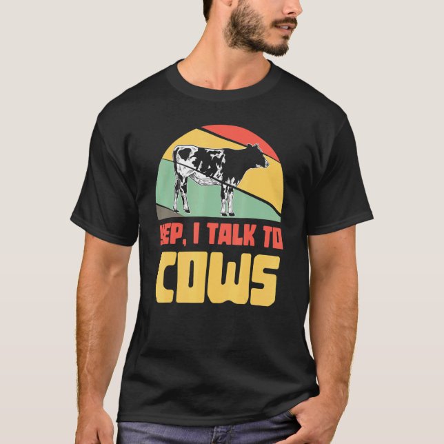 Cow Farmer Beef Agriculture Fun  1 T-Shirt (Front)