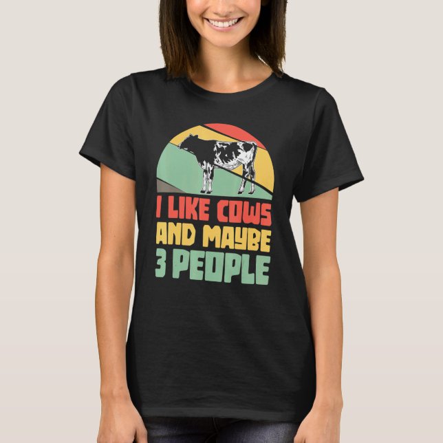 Cow Farmer Beef Agriculture Fun   T-Shirt (Front)