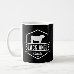 Cow Farmer Black Angus Cattle Coffee Mug