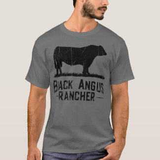 Cow Farmer Black Angus Rancher T-Shirt