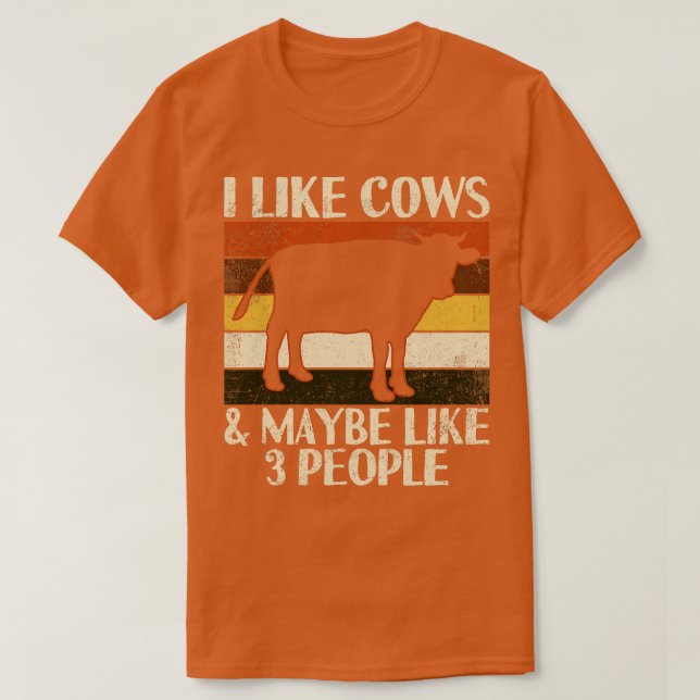 Cow Farmer Cow Owner T-Shirt (Design Front)