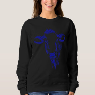 Cow Farmer Cows Cattle Agriculture Dairy Farmer Sweatshirt