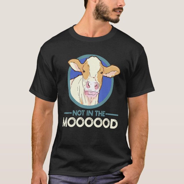 Cow Farmer Farming T-Shirt (Front)