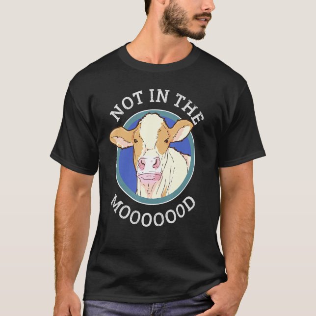 Cow Farming Farmer T-Shirt (Front)