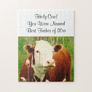 Cow Father's Day Best Father Puzzle