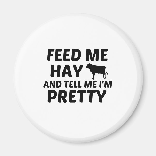 COW FEED HAY MAGNET (Front)