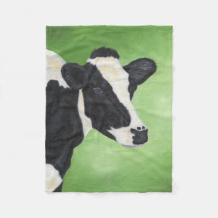 Cow fleece blanket