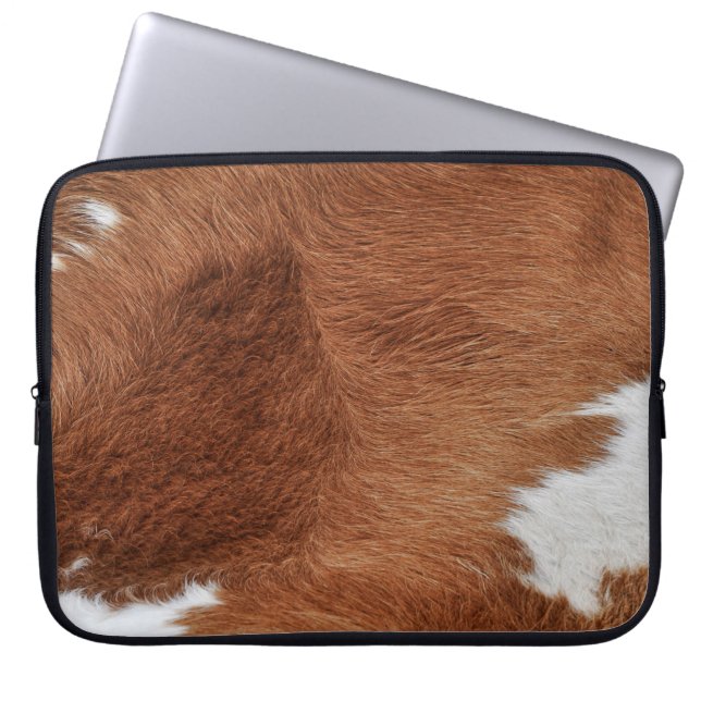 Cow Flur Laptop Sleeve (Front)