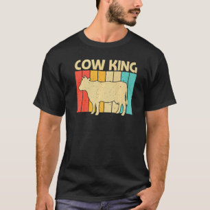 Cow For Men Boys Cow Farmer Dairy Farming T-Shirt