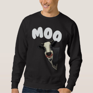Cow For Men Women Cow Farmer Dairy Farm Animal Sweatshirt