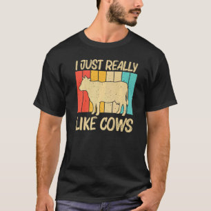 Cow For Men Women Cow Farmer Dairy Farming 1 T-Shirt