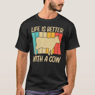 Cow For Men Women Cow Farmer Dairy Farming 1 T-Shirt