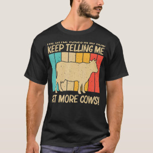 Cow For Men Women Cow Farmer Dairy Farming T-Shirt