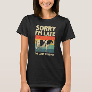 Cow For Men Women Cow Farmer Herd Farming Animal T-Shirt