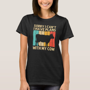 Cow For Men Women Farm Animal Cow Dairy Farmer 4 T-Shirt