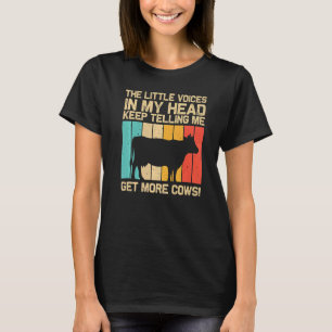 Cow For Men Women Farm Animal Cow Dairy Farmer T-Shirt