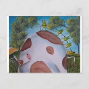 COW & FROGS POSTCARD