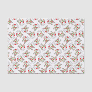 Cow Funny Cartoon Christmas Holiday Tissue Paper