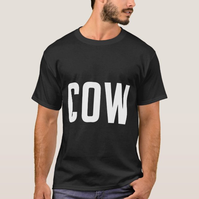 Cow Funny Costume T-Shirt (Front)
