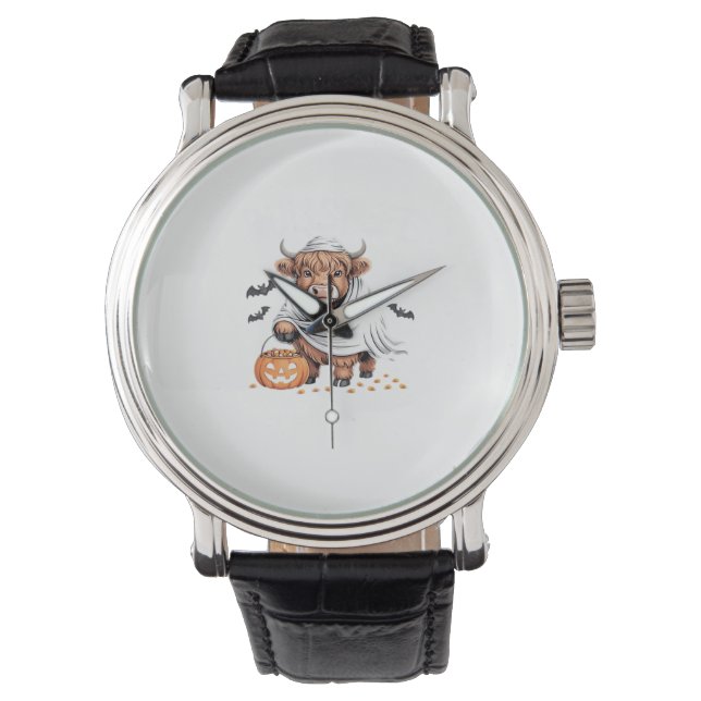 Cow Funny Halloween Spooky Animal Lovers Essential Watch (Front)
