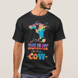 Cow Funny Human Costume Cute Cows Animal Farmer -  T-Shirt