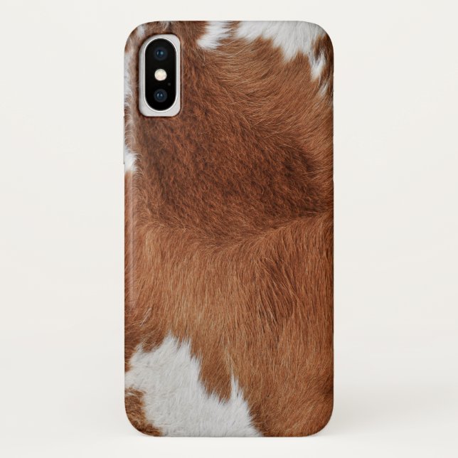 Cow Fur Print Case-Mate iPhone Case (Back)