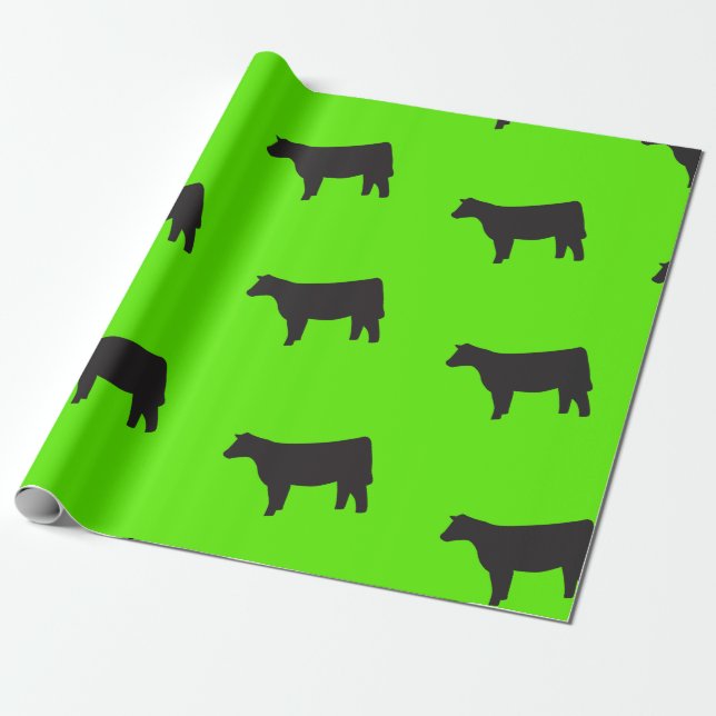 Cow Gift Wrap (Unrolled)