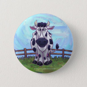 Cow Gifts & Accessories 6 Cm Round Badge