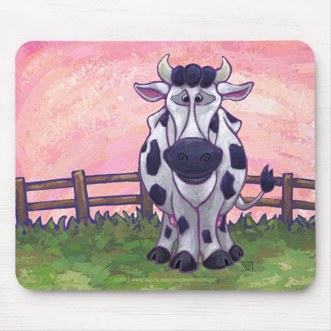 Cow Gifts & Accessories Mouse Pad (Front)