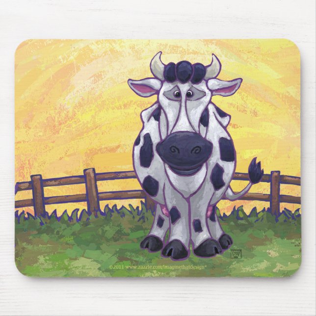 Cow Gifts & Accessories Mouse Pad (Front)