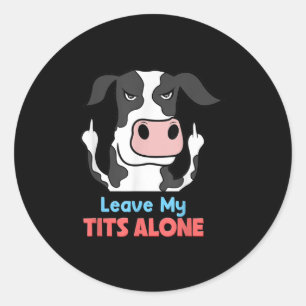 Cow Gifts   Cute Cow Lovers Cow Owner Gift Classic Round Sticker