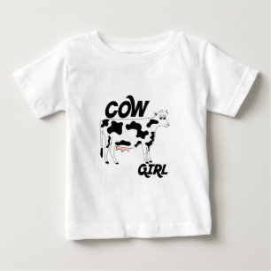 Cow Girl Baby T-Shirt