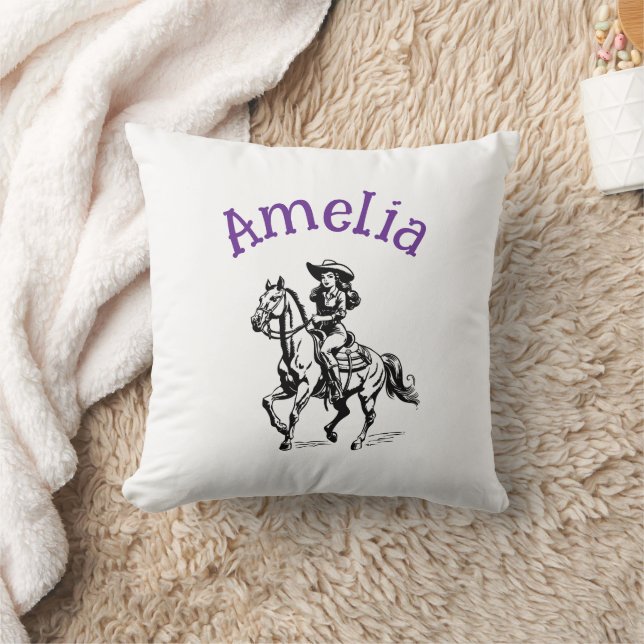 Cow Girl Cushion (Blanket)