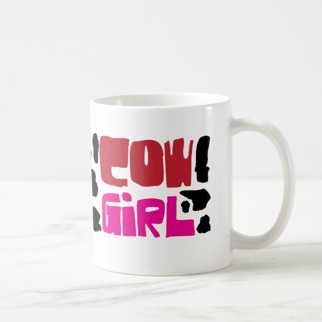 Cow Girl Mug (Right)