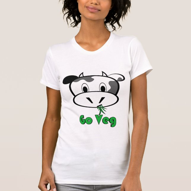 Cow Go Veg T-Shirt (Front)