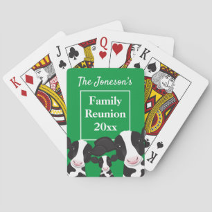 Cow Green Family Reunion  Playing Cards
