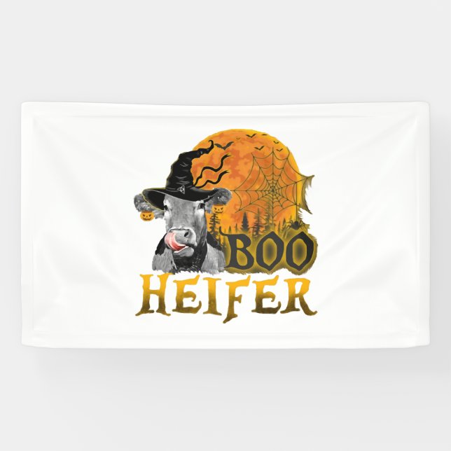 Cow Halloween Banner (Horizontal)