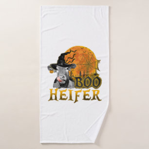Cow Halloween Bath Towel