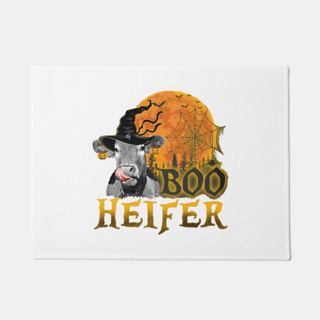 Cow Halloween Doormat (Front)