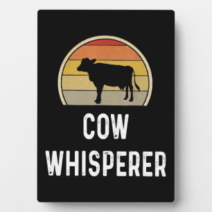 Cow Halloween Plaque