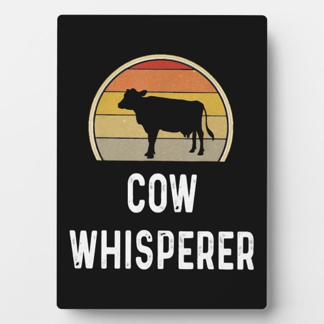 Cow Halloween  Plaque (Front)