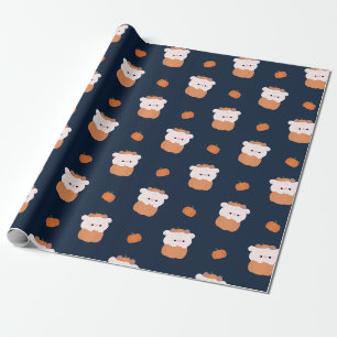 Cow Halloween Wrapping Paper