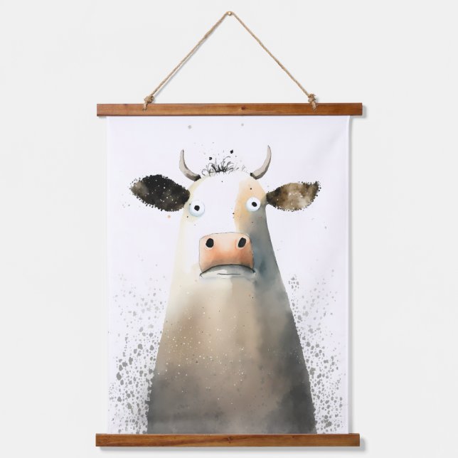 Cow Hanging Tapestry (Front)