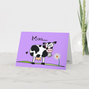 Cow-Happy Mudders Days Card