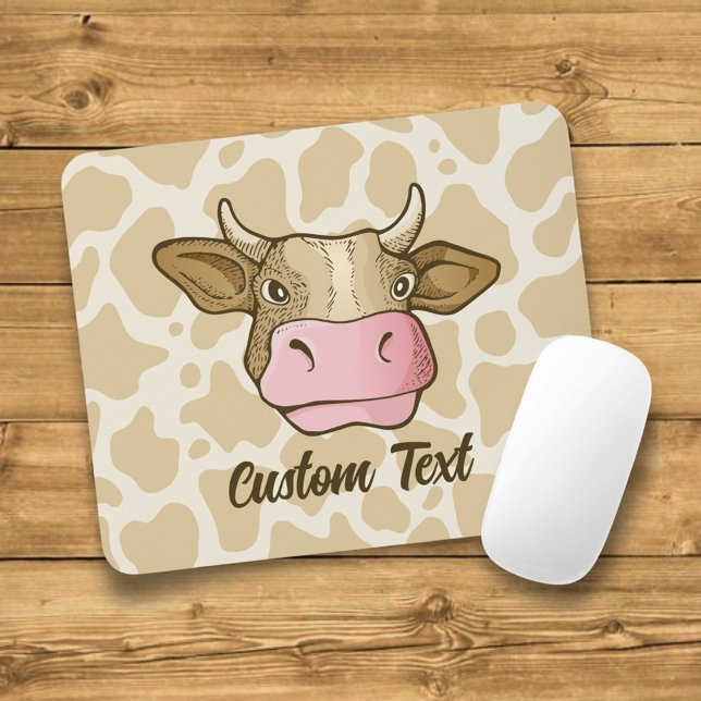 Cow Head Mouse Pad (Creator Uploaded)
