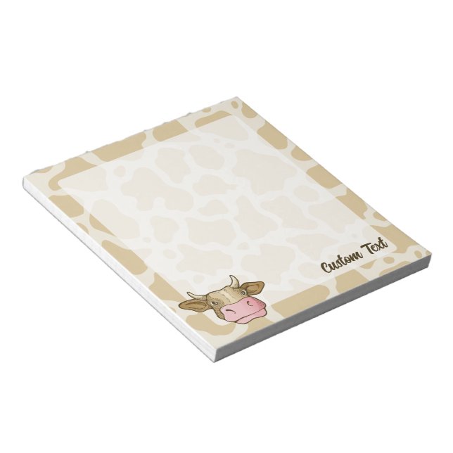 Cow Head Notepad (Angled)