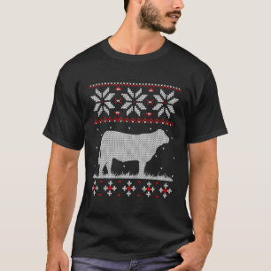 Cow Heifer Ugly Sweater Cattle Farming Life Gifts 